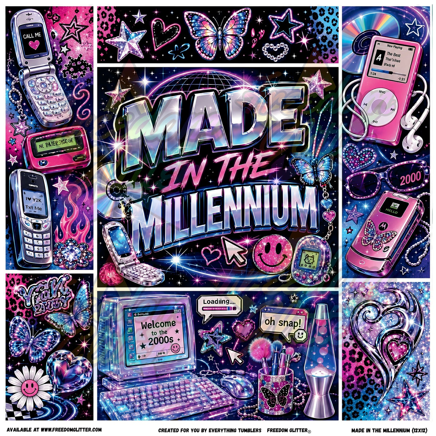 Mixed Image Sheet - Made in the Millennium (Printed Vinyl)