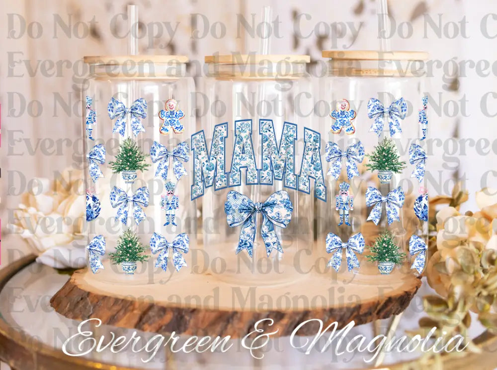 Mama Blue Nutcracker