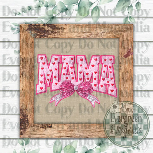Faux chenille mama