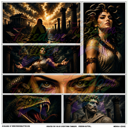 Mixed Image Sheet - Medusa 4 (Printed Vinyl)