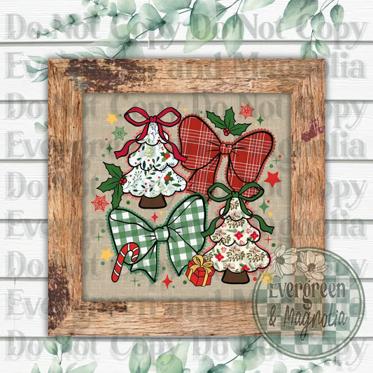 Christmas Bows Collage