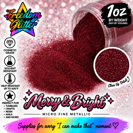 Merry & Bright (Metallic Glitter)