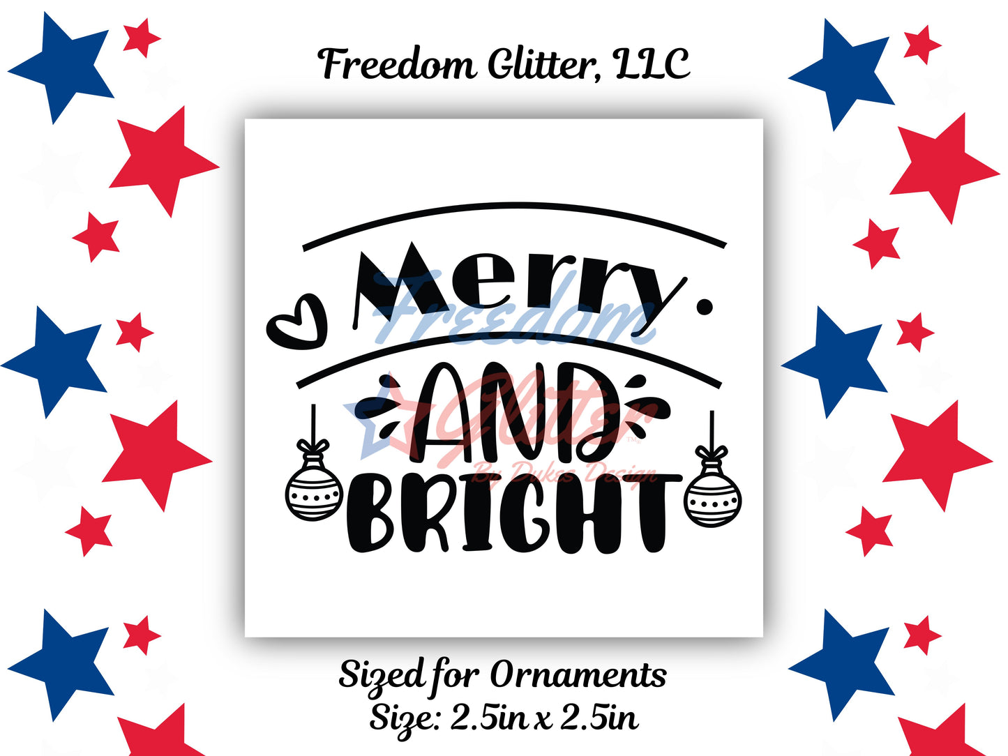 Holiday Ornament UVDTFs (UVDTF)