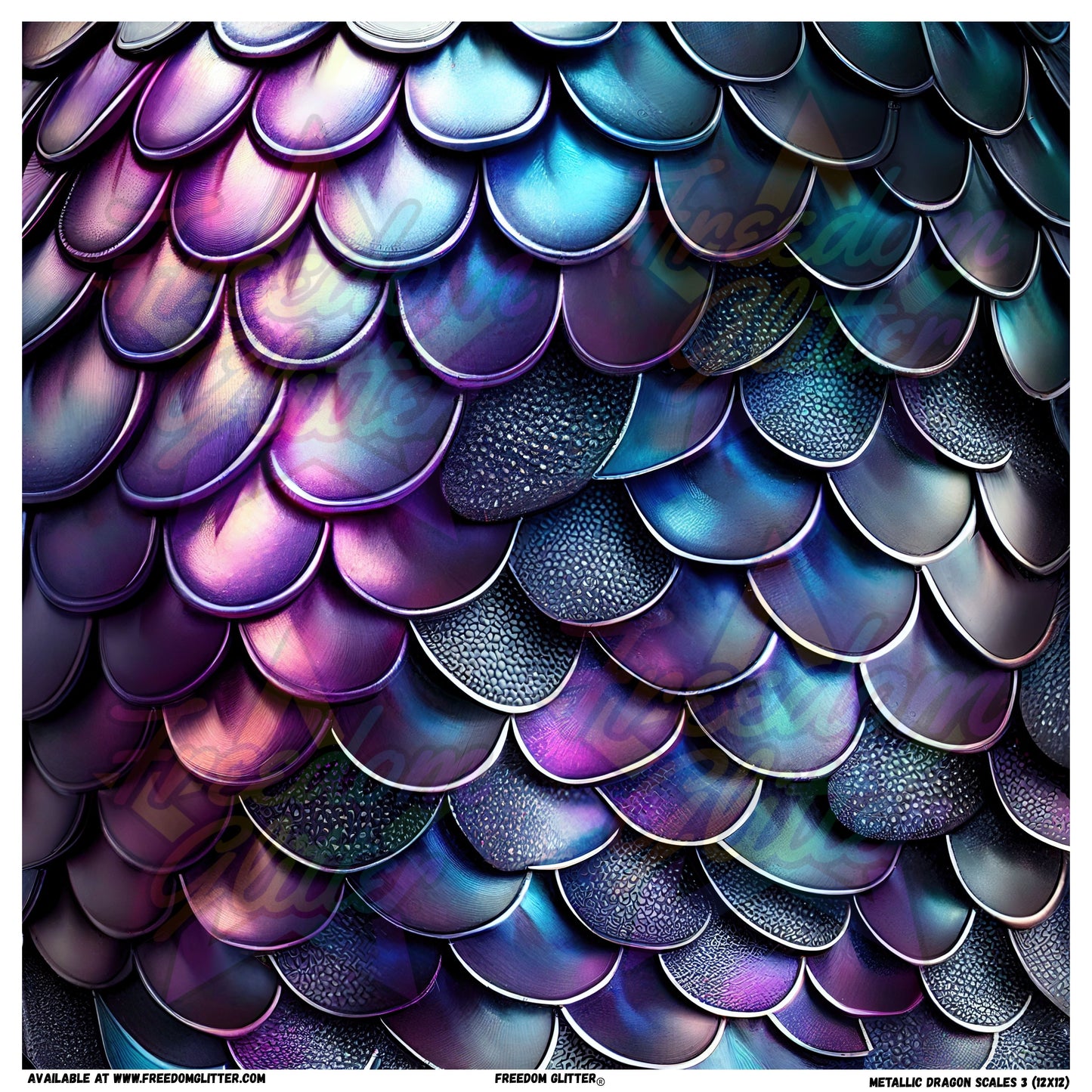 Metallic Dragon Scales 3 (Printed Vinyl)