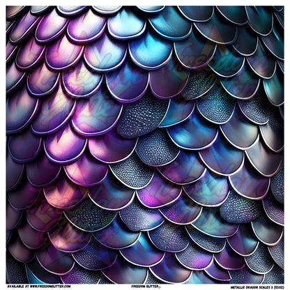 Metallic Dragon Scales 3 (Printed Vinyl)