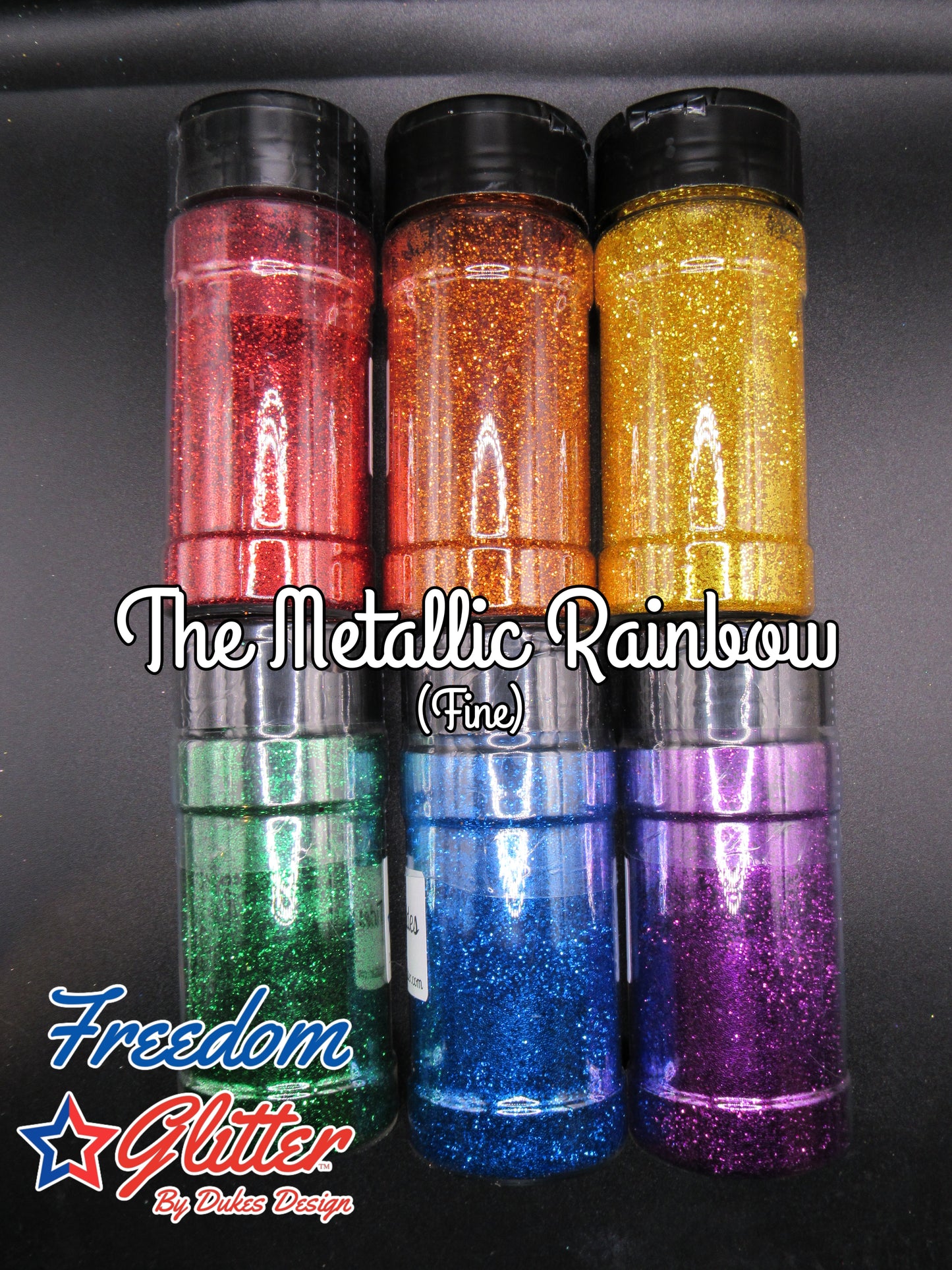 Metallic Rainbow Pack (Fine Glitter)