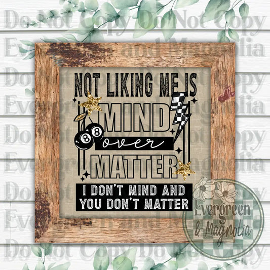 Mind Over Matter (Black)