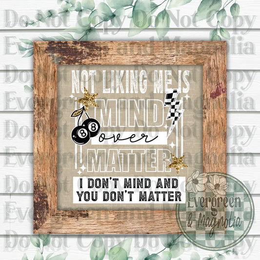 Mind Over Matter (White)
