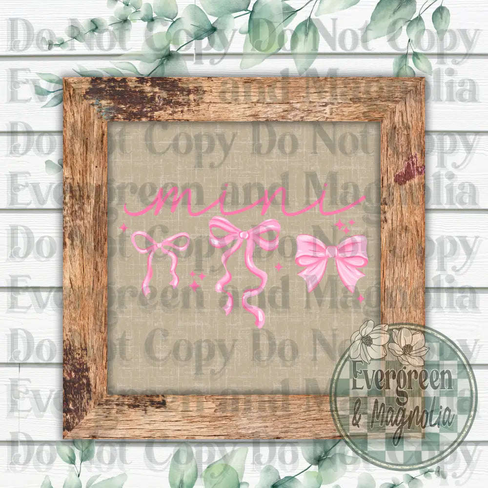 Mini Pink Bows