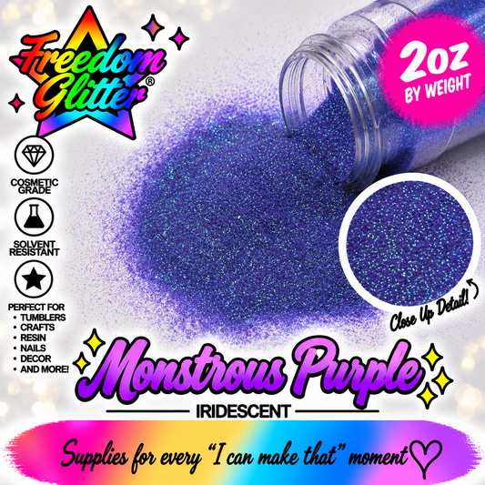 Monstrous Purple (Iridescent Glitter)