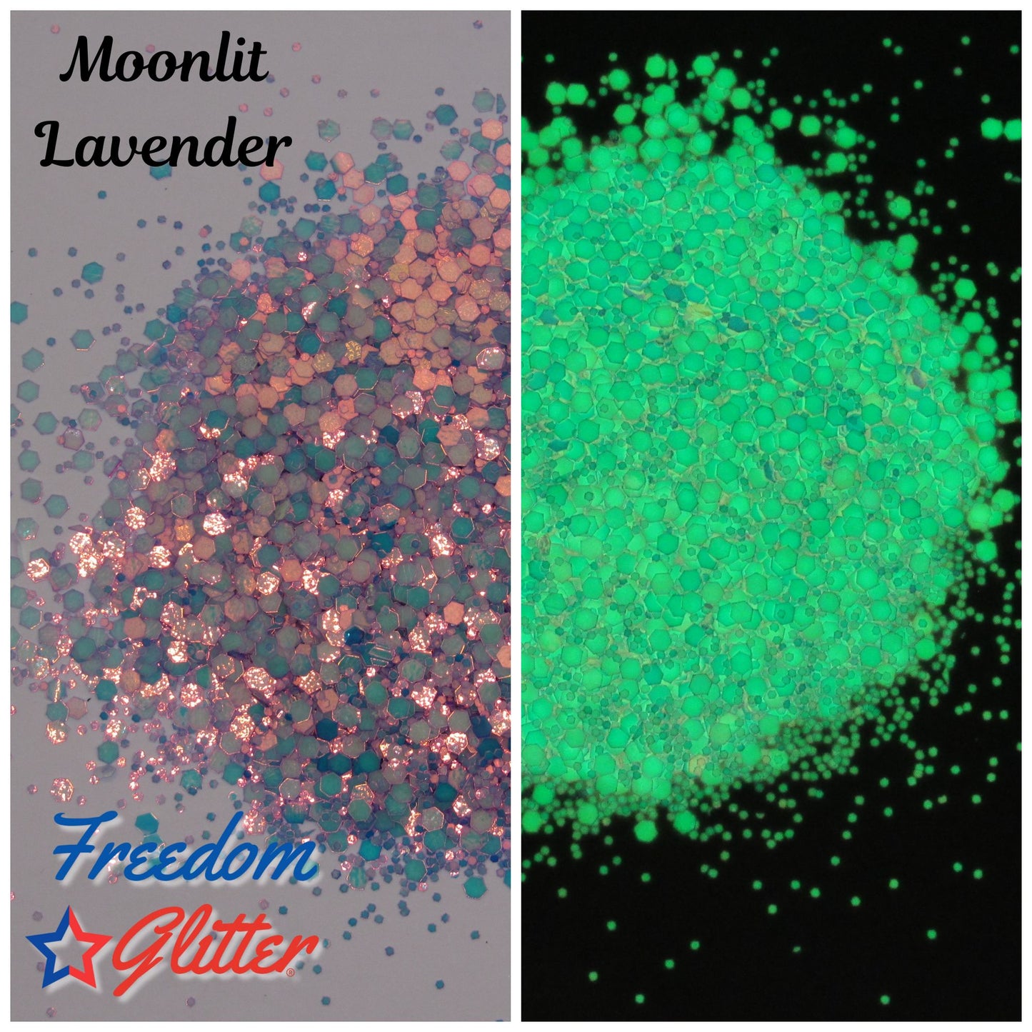 Moonlit Lavender (Glow Glitter)