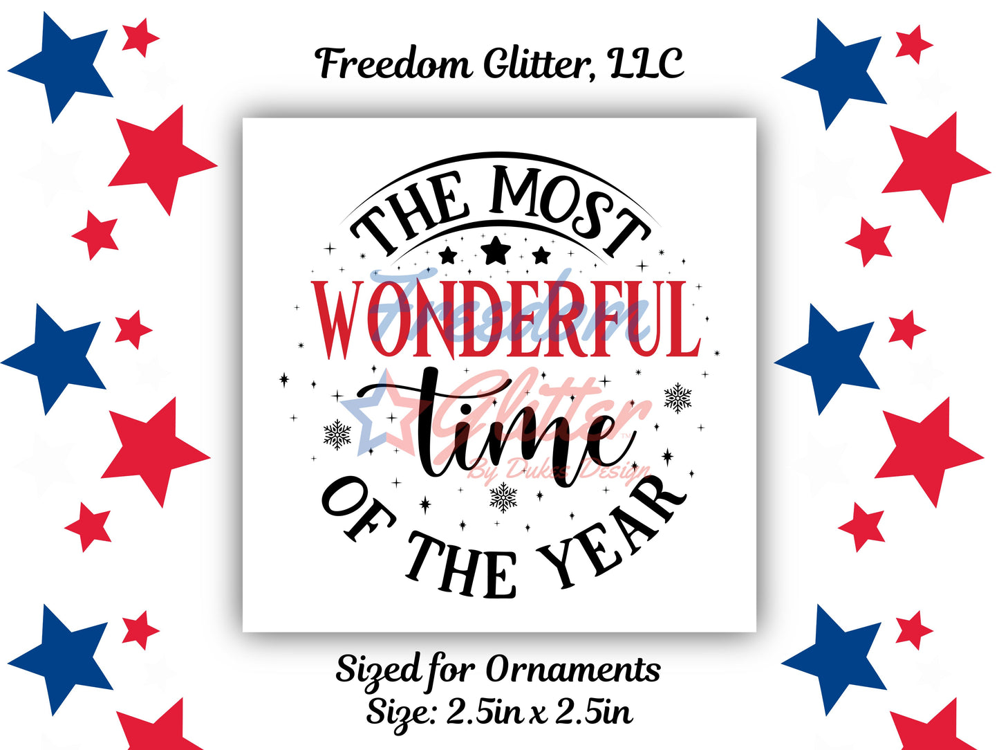 Holiday Ornament UVDTFs (UVDTF)