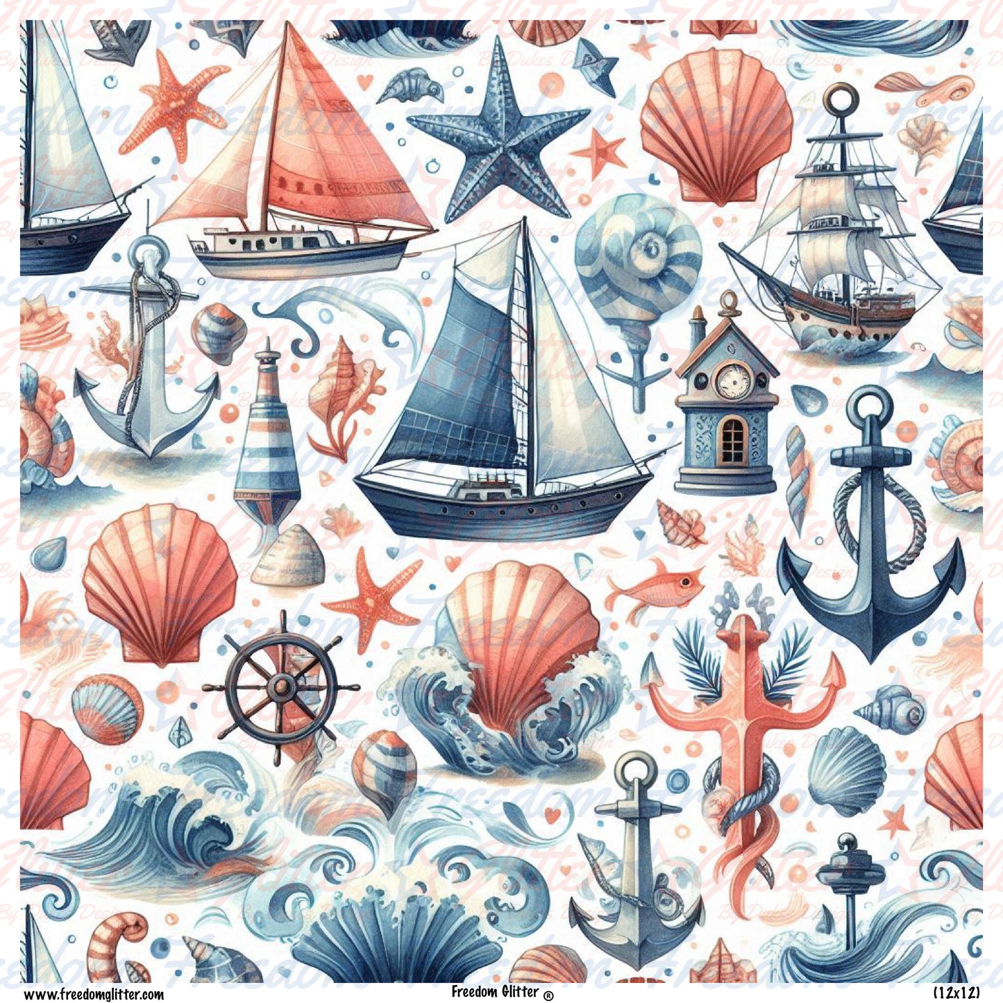 Nautical 1 (Printed Vinyl)