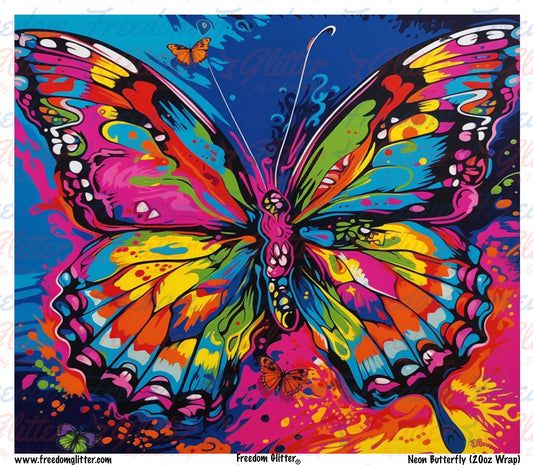 Neon Butterfly (Printed Vinyl)