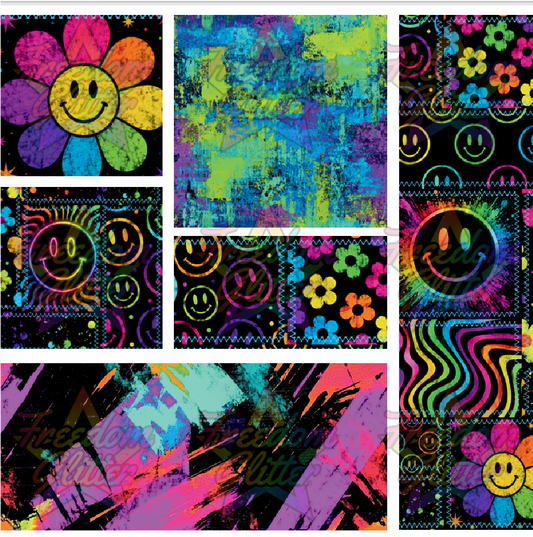 Mixed Image Sheet - Neon Dreams 1 (Printed Vinyl)