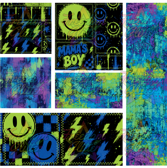Mixed Image Sheet - Neon Dreams 2 (Printed Vinyl)