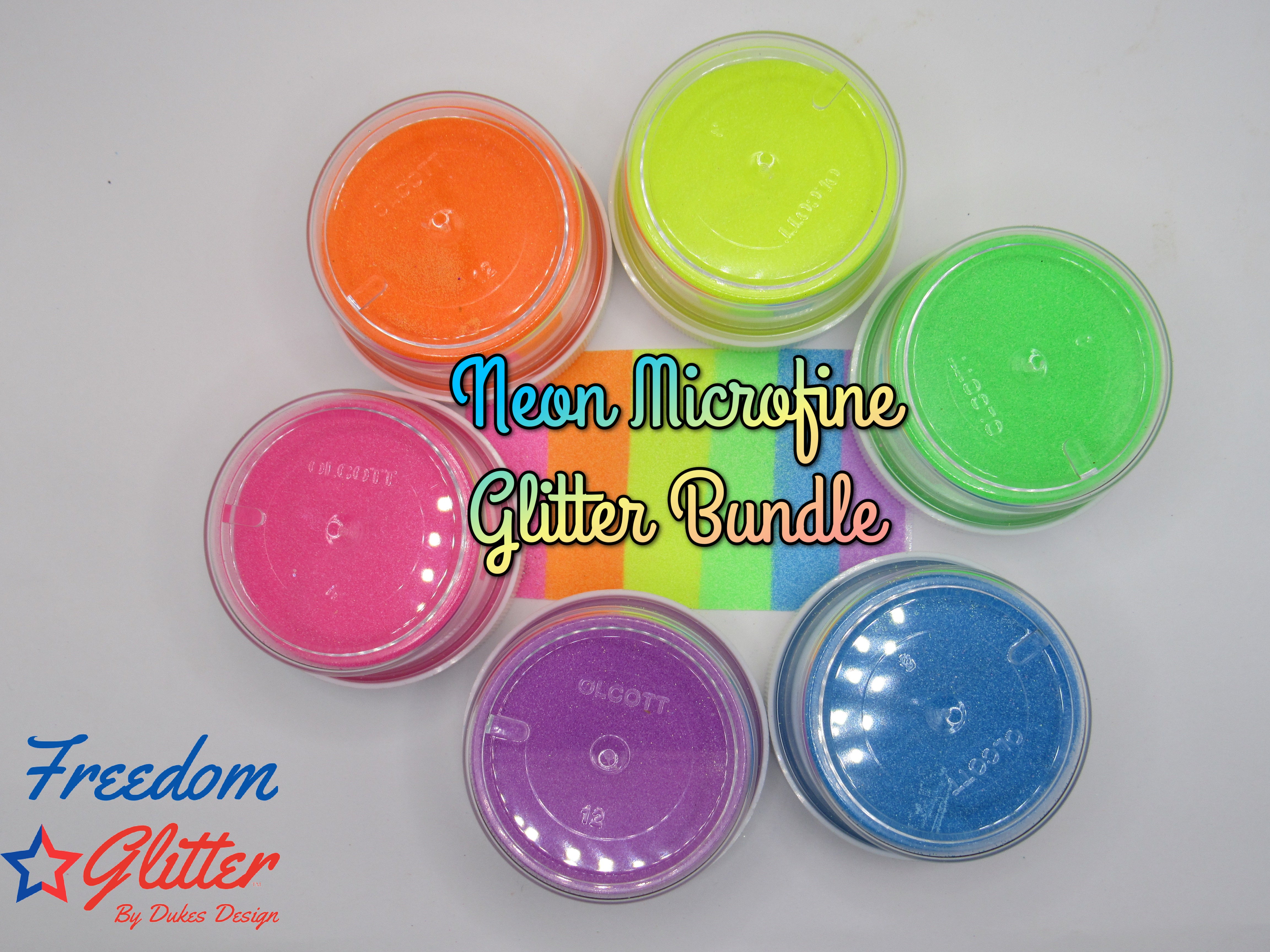 Neon Micro Fine Glitter Pack – Freedom Glitter