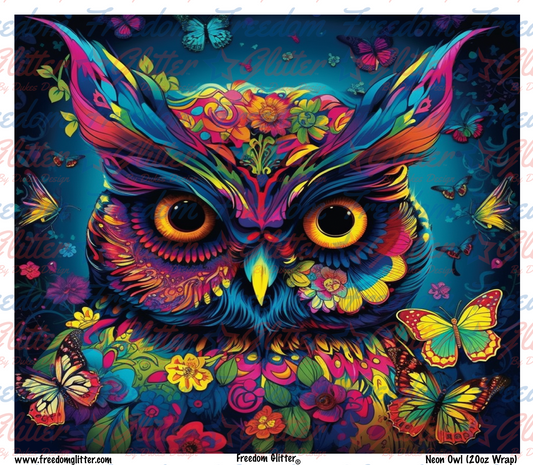 Neon Owl (Printed Vinyl)