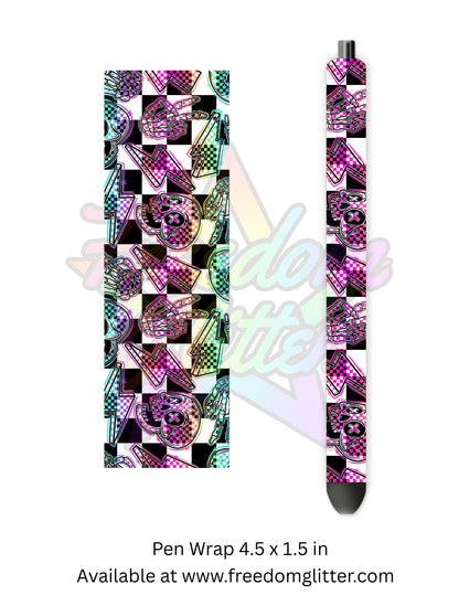 Neon Retro Grunge 3 (Printed Vinyl)