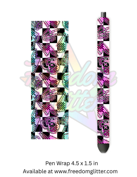 Neon Retro Grunge 3 (Printed Vinyl)