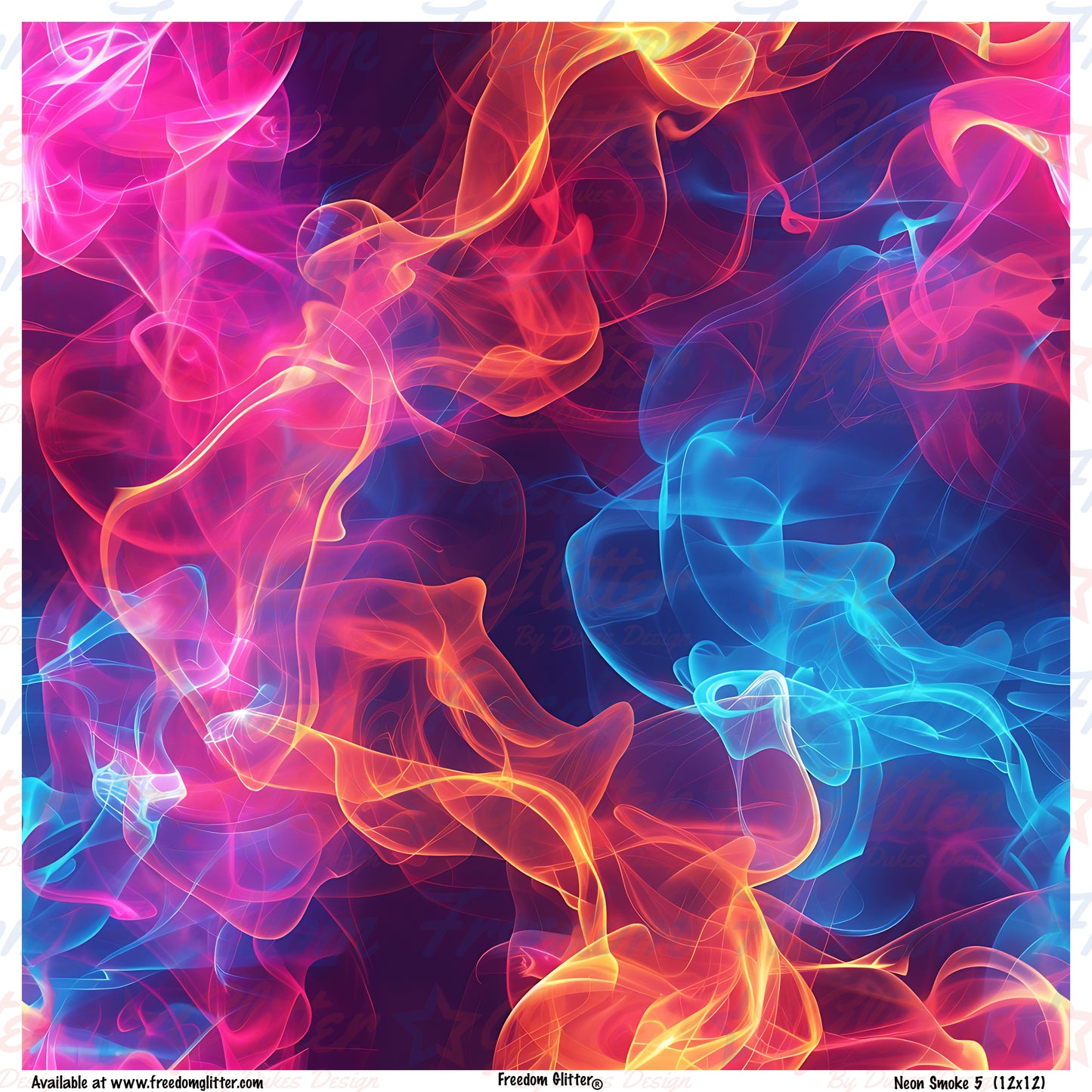 Neon Smoke 3 (Printed Vinyl)