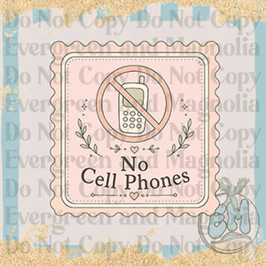 No cell phones rule