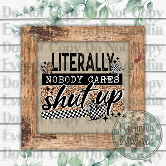 Nobody Cares (Black)