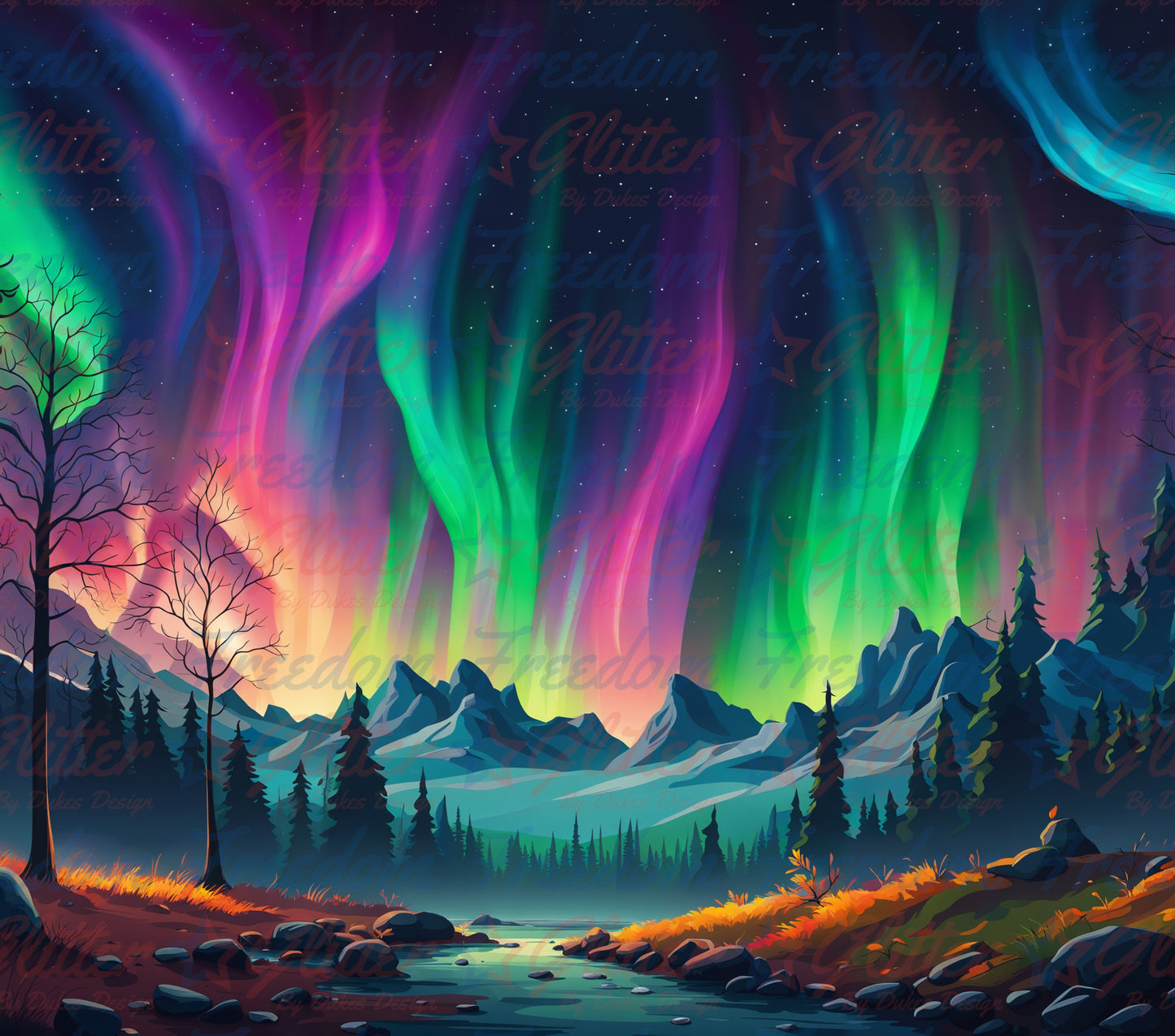 Northern Lights 2 (Sublimation)