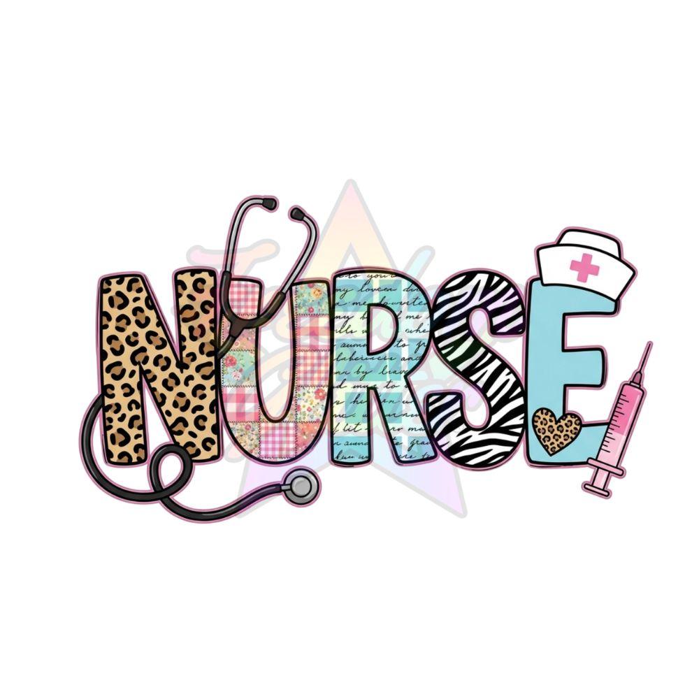 Nurse - Nurse 2 2" Badge Reel Acrylic Blank
