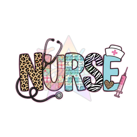 Nurse - Nurse 2 2" Badge Reel Acrylic Blank