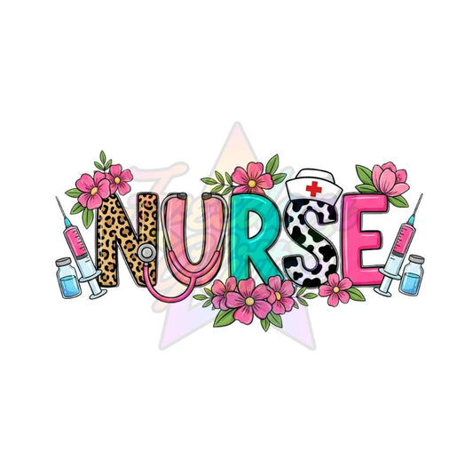 Nurse - Nurse 3 2" Badge Reel Acrylic Blank