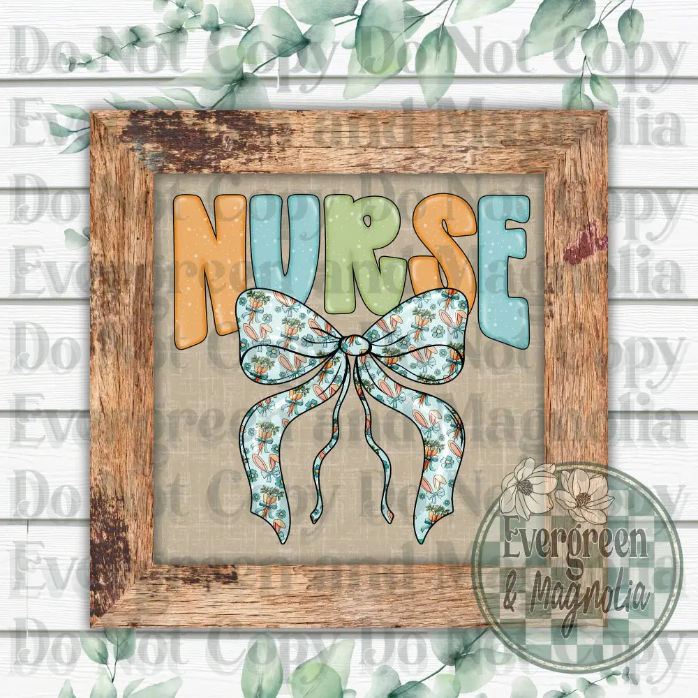 Nurse easter bow