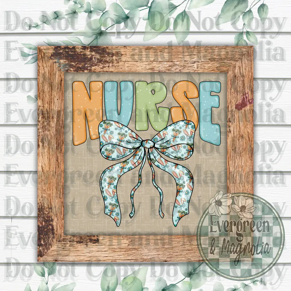 Nurse easter bow