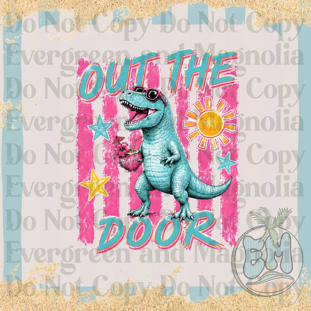 Out the door dino 2