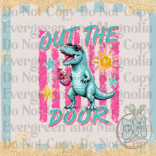 Out the door dino 2