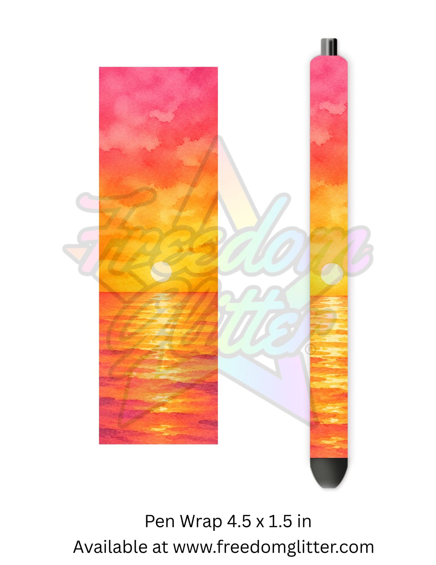 Ocean Sunset (Printed Vinyl)