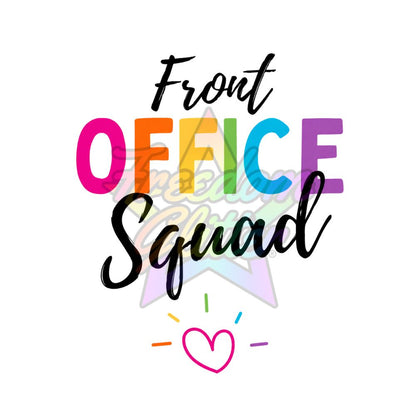 Office Staff - Front Office Squad 2" Badge Reel Acrylic Blank