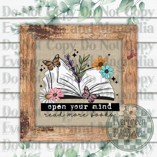 Open Your Mind Read More Books