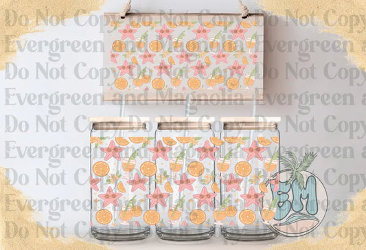 Orange and starfish