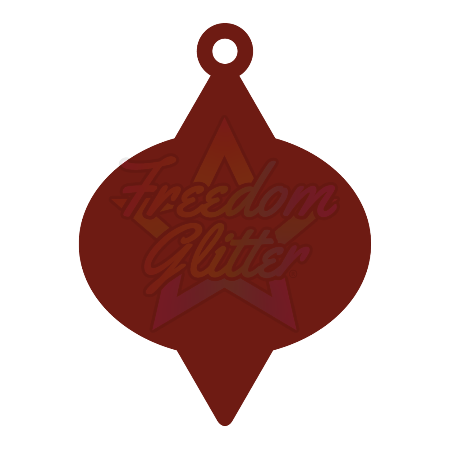 Decorative Acrylic Ornament Blank 5 – 4"