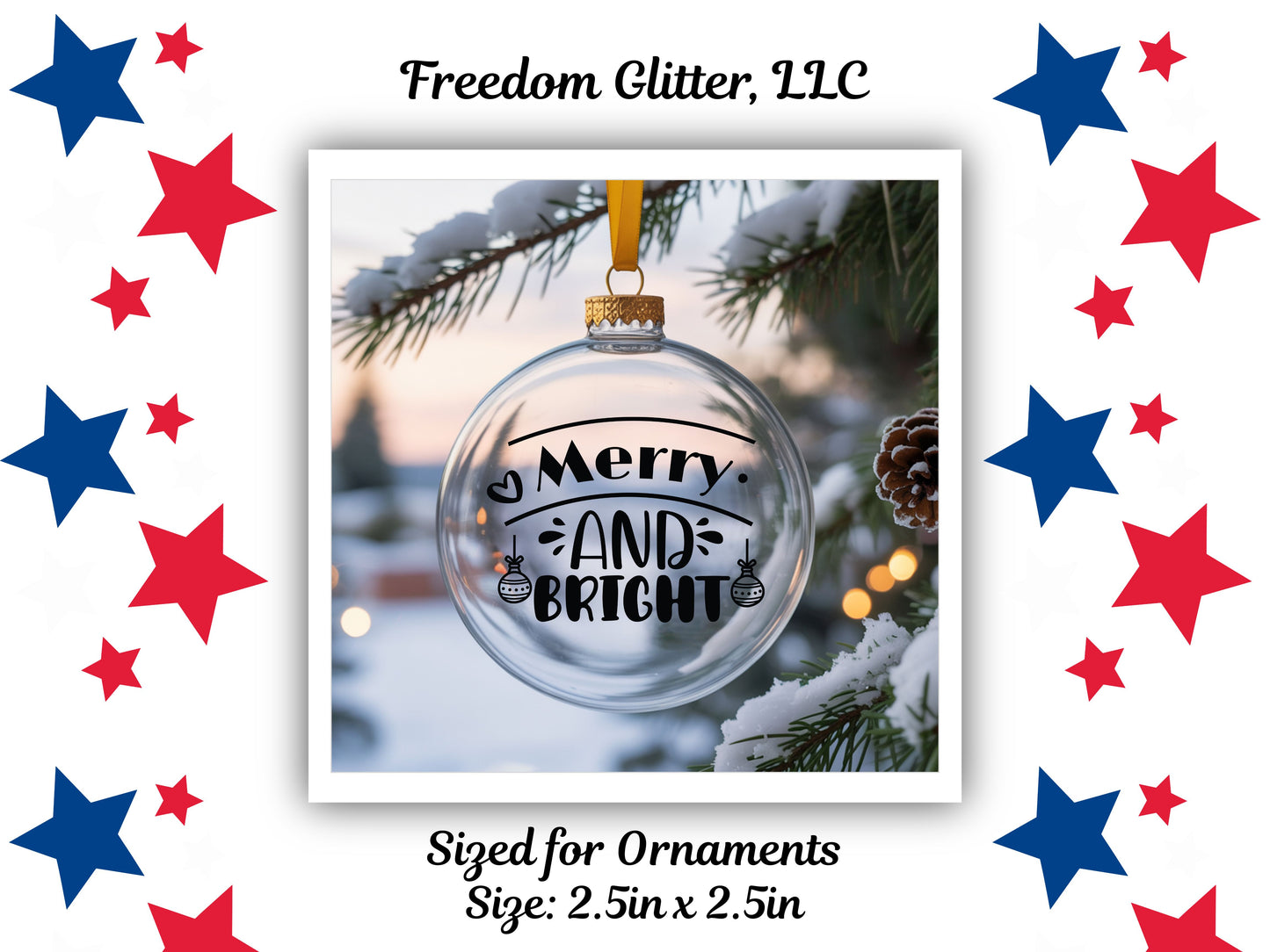 Holiday Ornament UVDTFs (UVDTF)