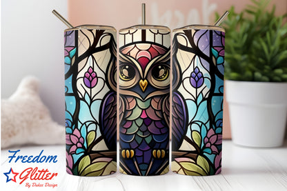 Stained Glass Owl 6 (Sublimation)