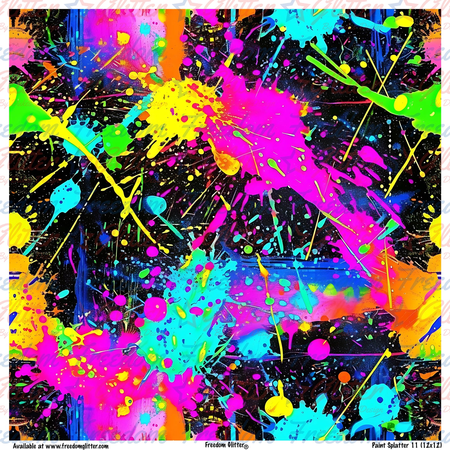 Paint Splatter 11 (Printed Vinyl)