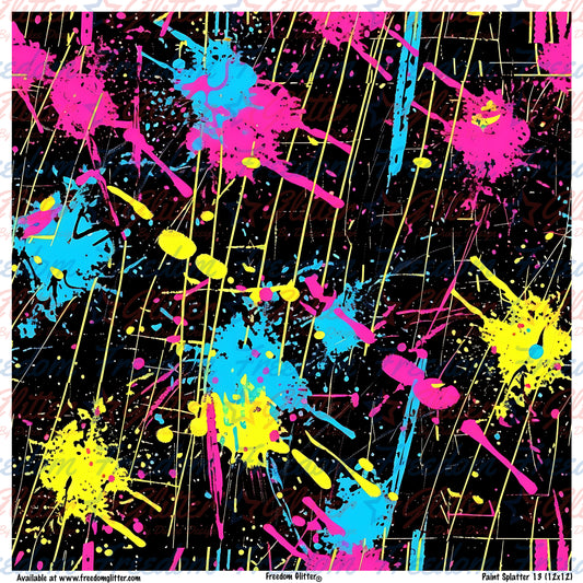 Paint Splatter 13 (Printed Vinyl)