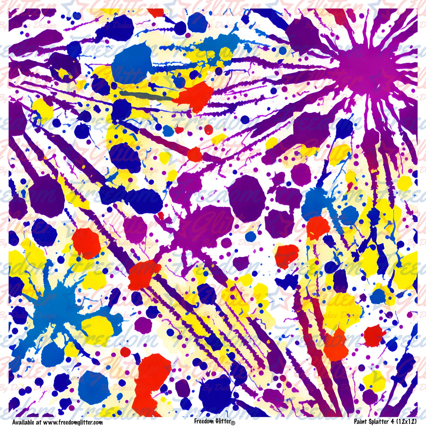 Paint Splatter 4 (Printed Vinyl)