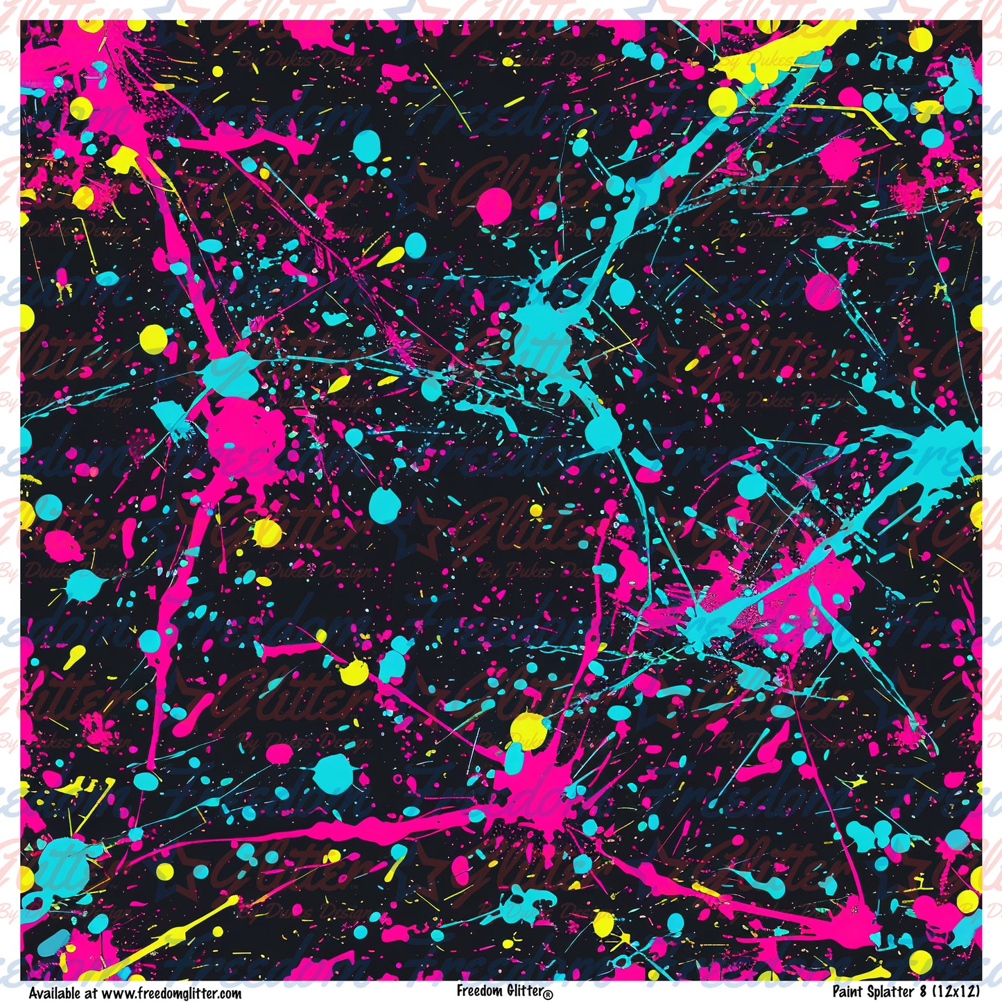 Paint Splatter 8 (Printed Vinyl)