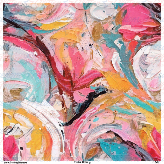 Paint Textures 1 (Printed Vinyl)