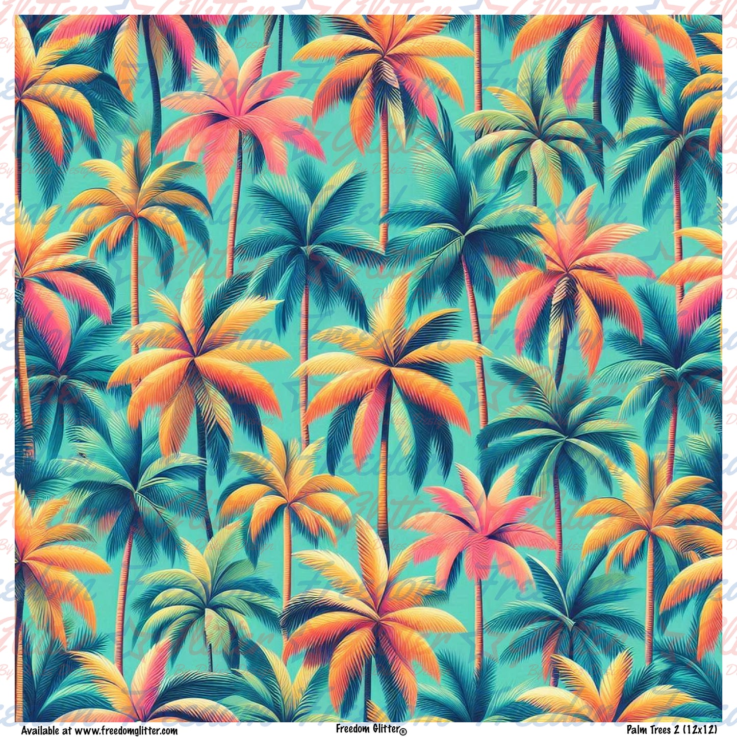 Palm Trees 2 (Printed Vinyl)