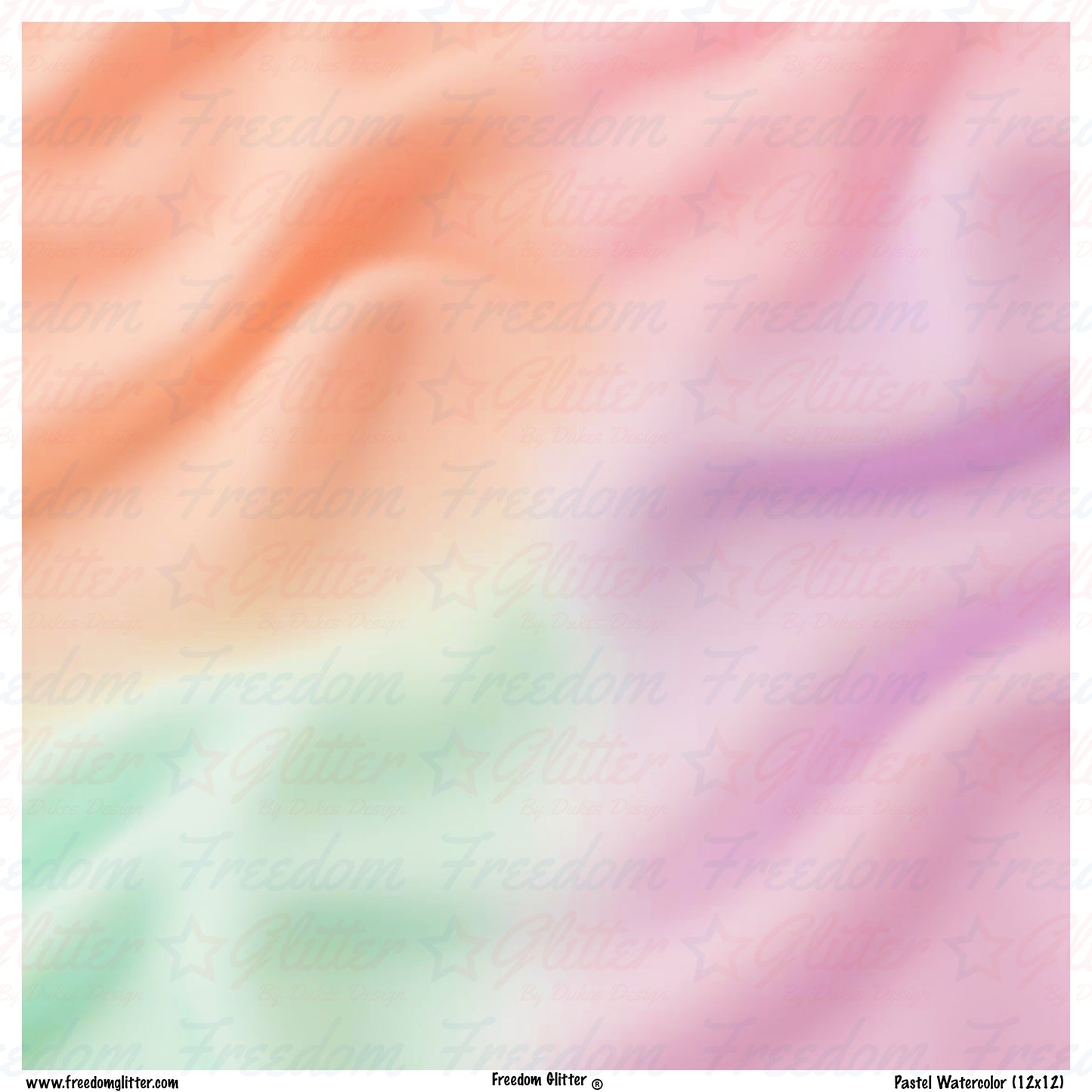Pastel Watercolor 2 (Printed Vinyl)