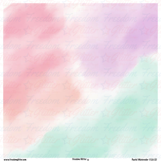 Pastel Watercolor (Printed Vinyl)